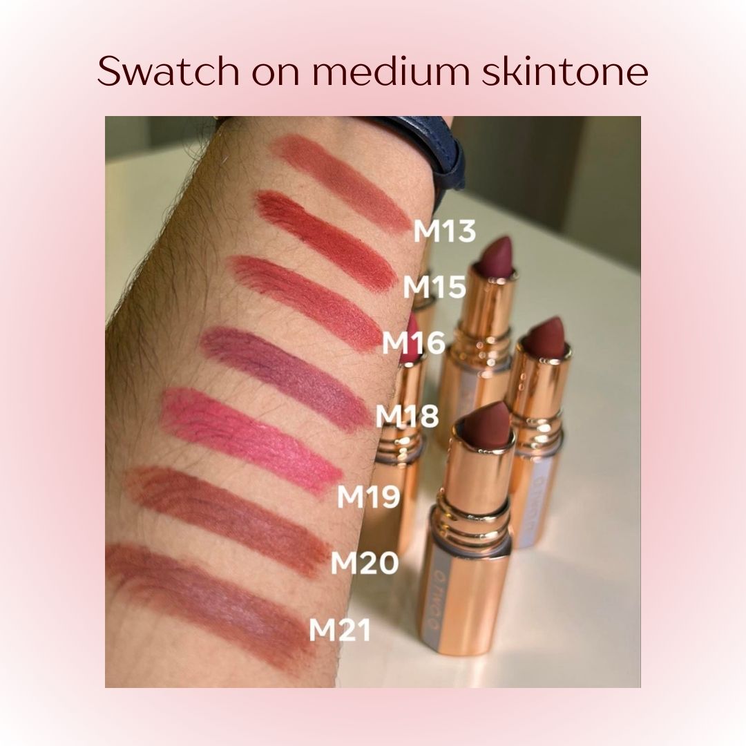 O.TWO.O Transfer-proof Colour-Lock Matte Lipstick