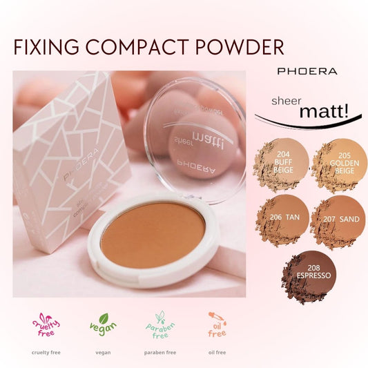 Phoera Matt Compact Fixing Powder