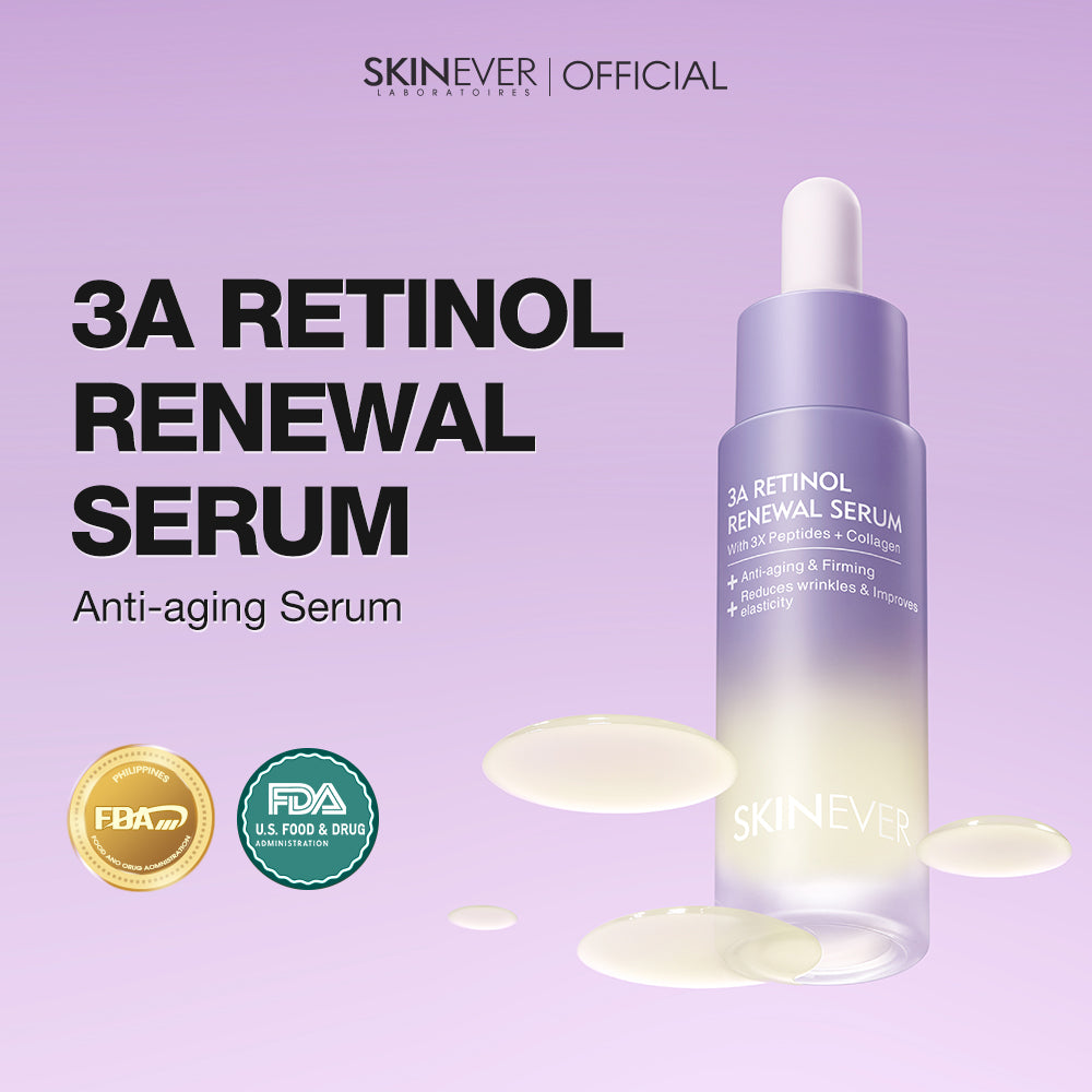 AM/PM Retinol Smooth Skin Routine - Serum, Cream, SPF