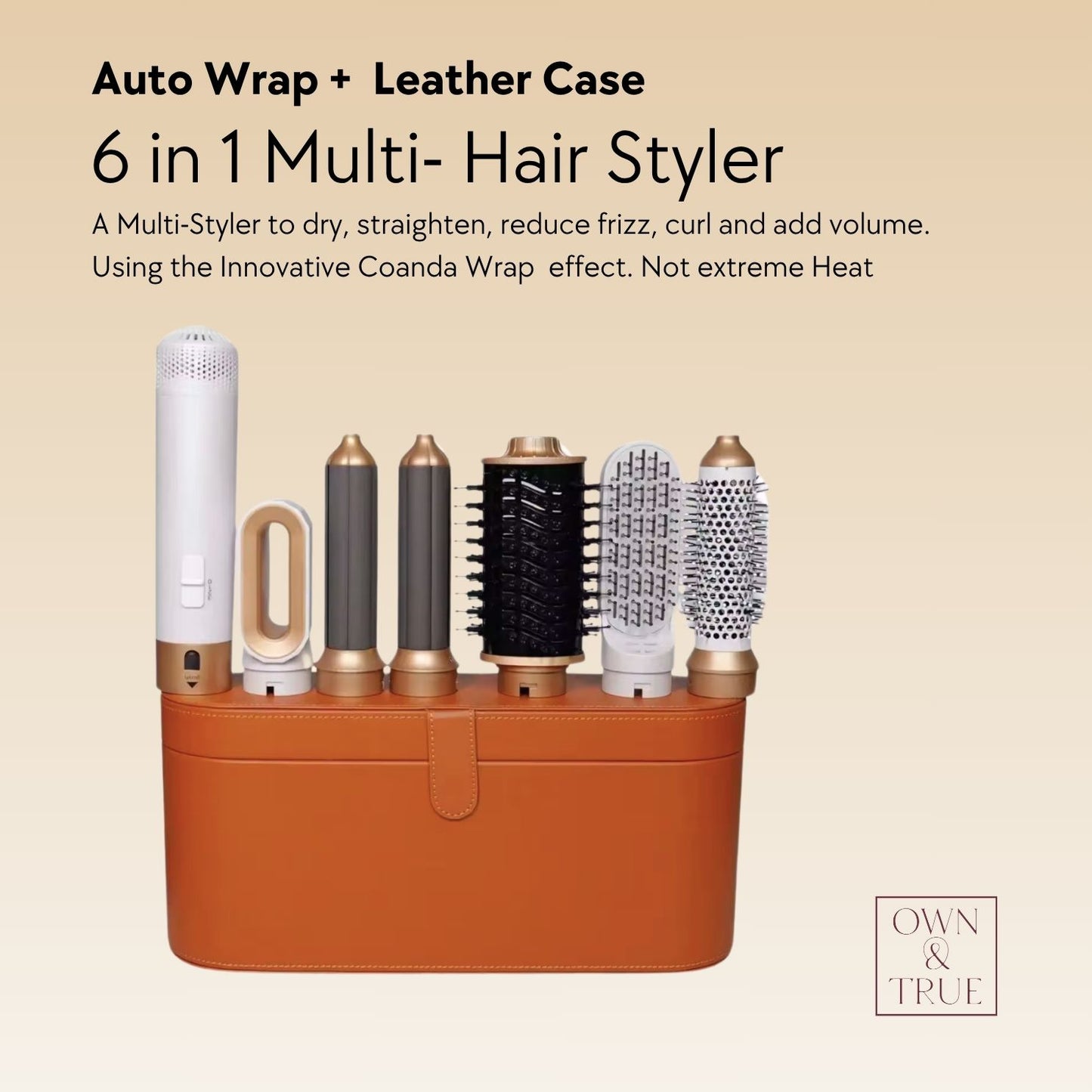 Own & True 6 in 1 Multi-Styler Autowrap with Leather Box