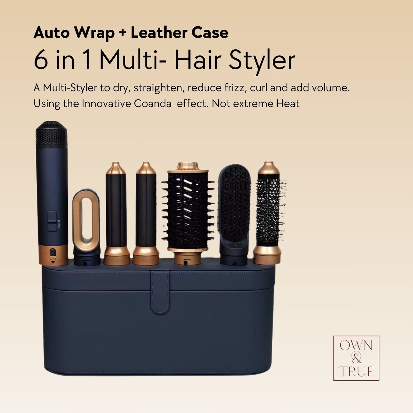 Own & True 6 in 1 Multi-Styler Autowrap with Leather Box