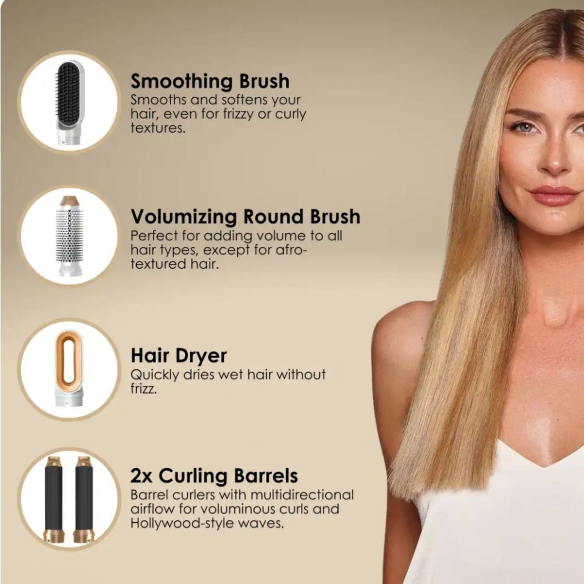 AURA AIR - Multi-HairStyler Autowrap + Leather Box