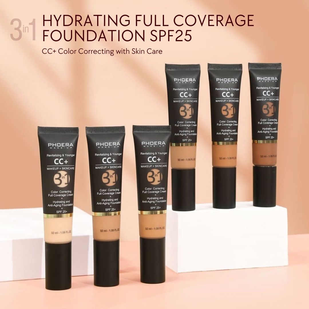 Phoera CC+ Full Coverage Foundation SPF25+