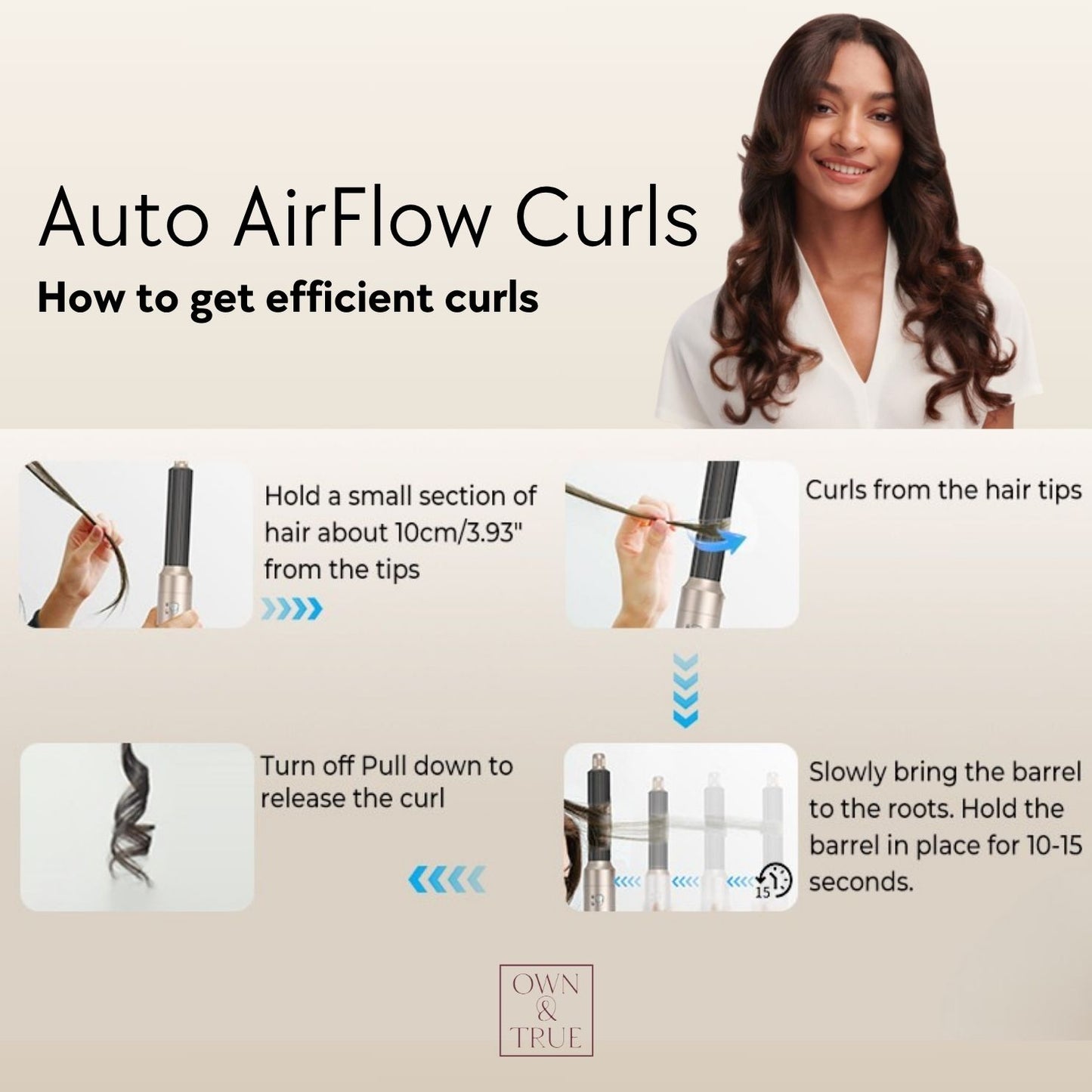 Own & True 6 in 1 Multi-Styler Autowrap with Leather Box