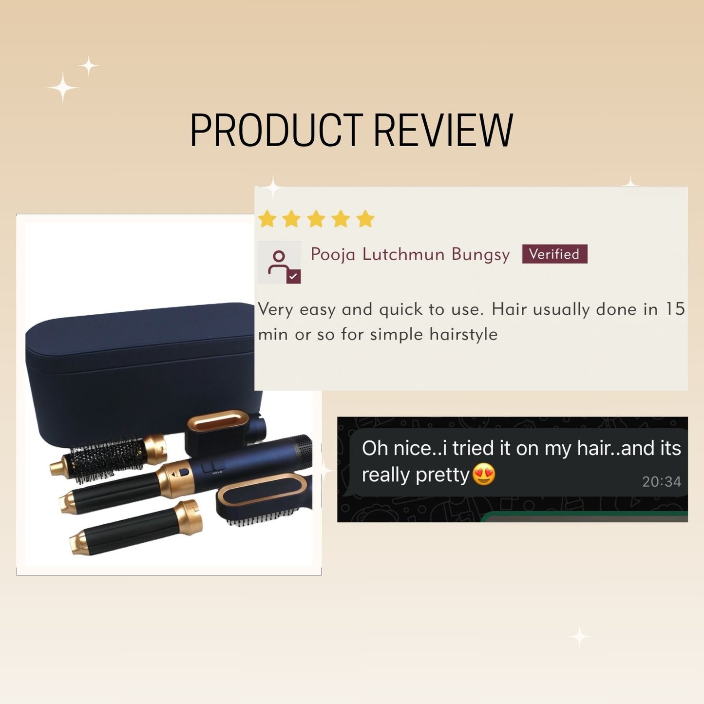 Own & True 6 in 1 Multi-Styler Autowrap with Leather Box