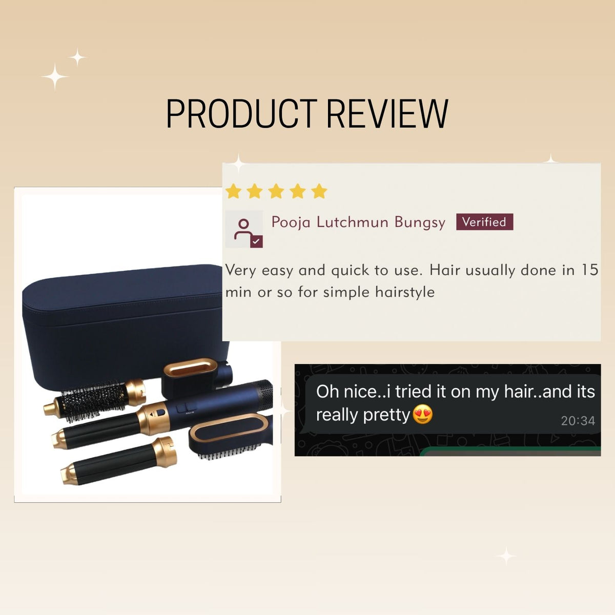AURA AIR - Multi-HairStyler Autowrap + Leather Box