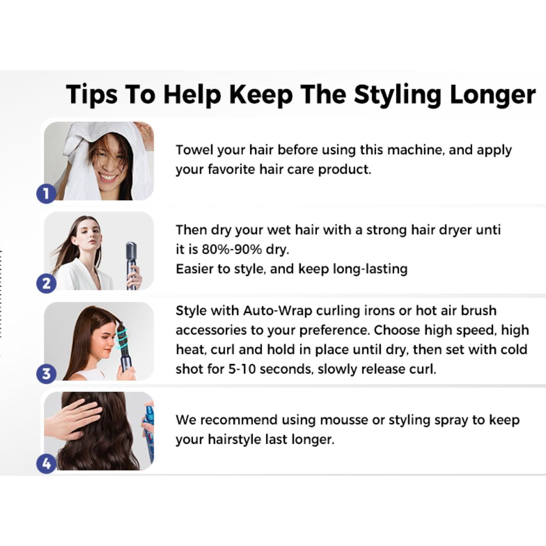 Own & True 6 in 1 Multi-Styler Autowrap with Leather Box