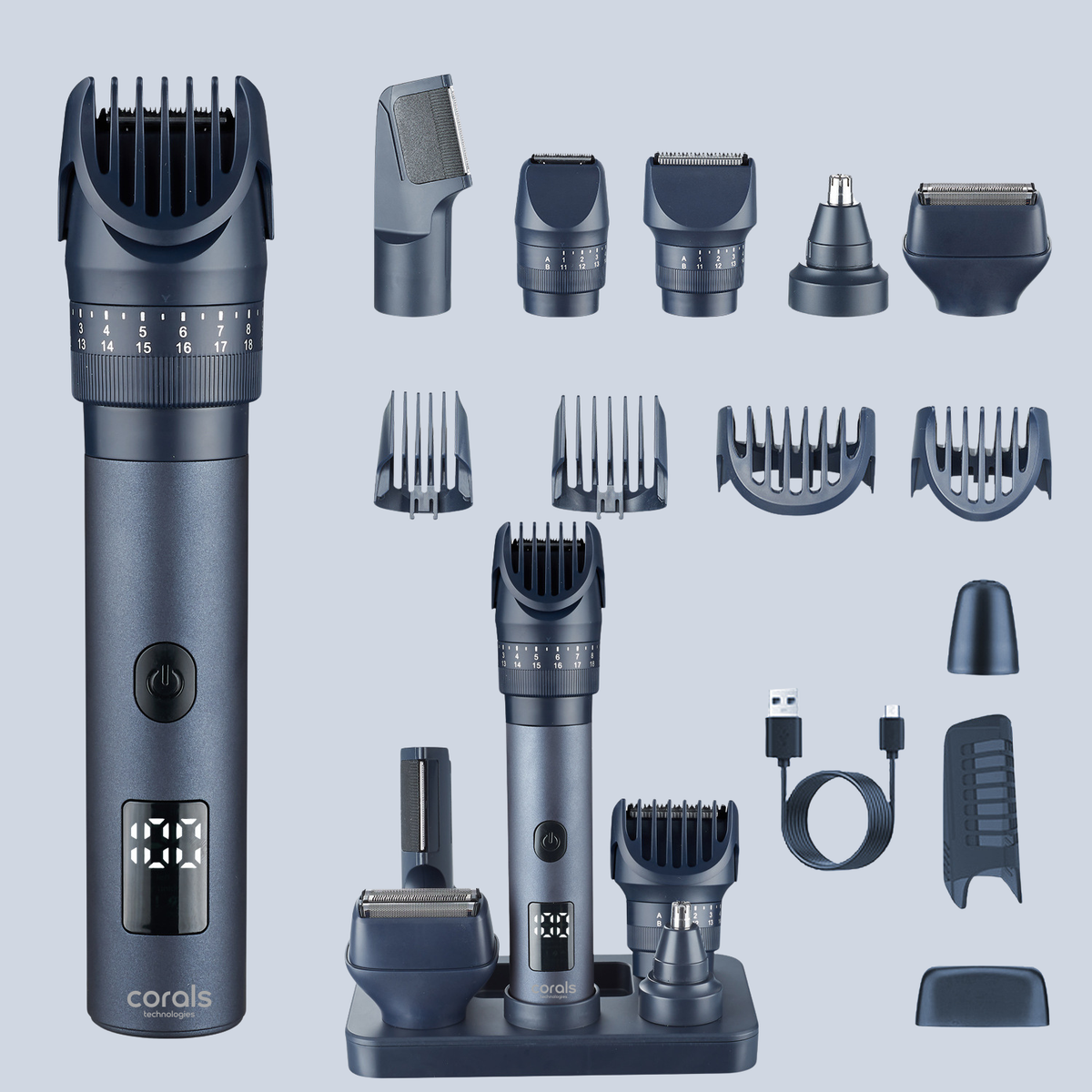Trim Pro™: Precision Clipper — Hair, Beard, Nose & Body