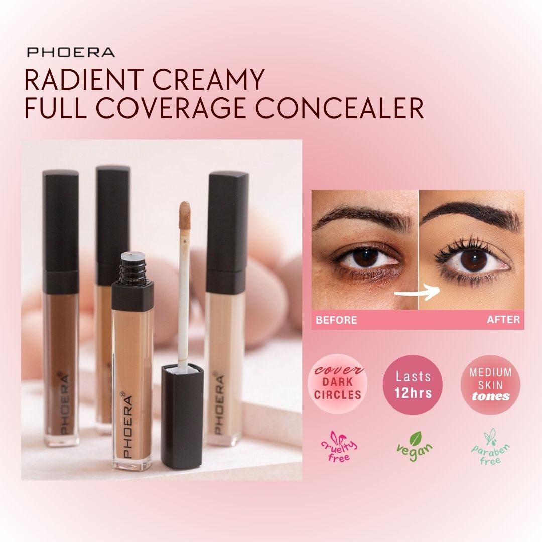 Phoera Radiant Full Coverage Concealer