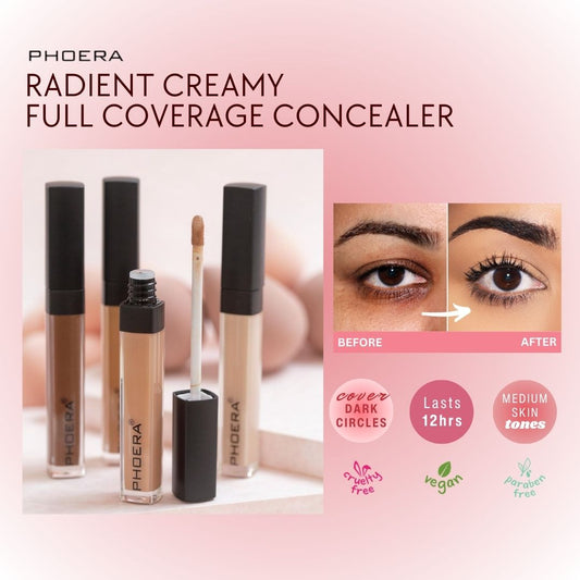 Phoera Radiant Full Coverage Concealer