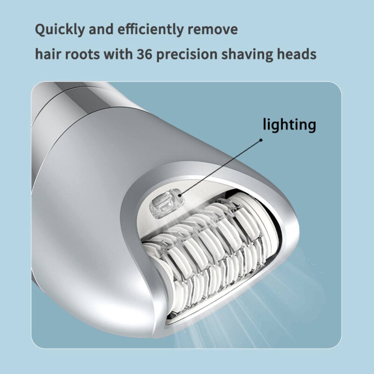 Smooth 7™: 7-in-1 Epilator & Care System
