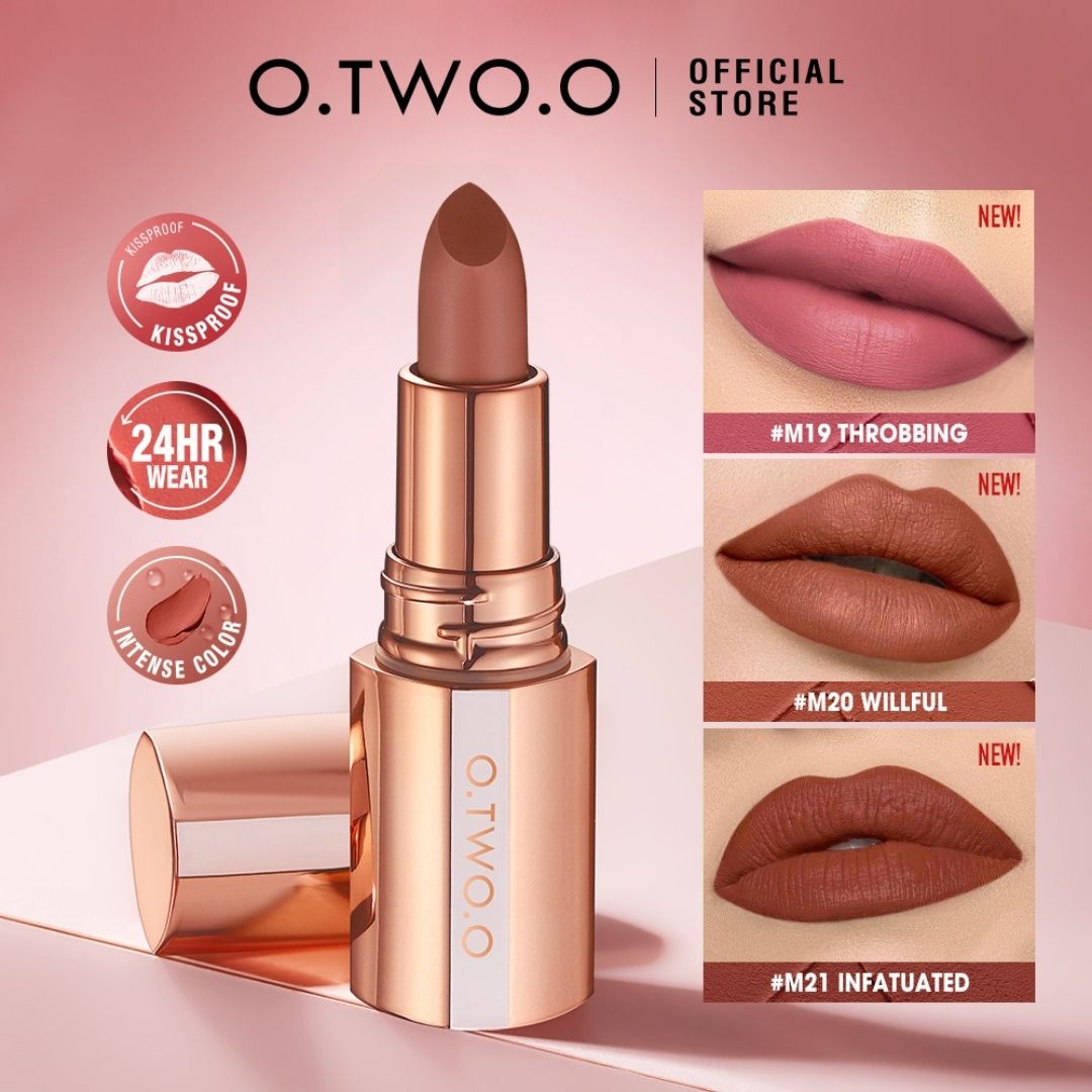 O.TWO.O Transfer-proof Colour-Lock Matte Lipstick