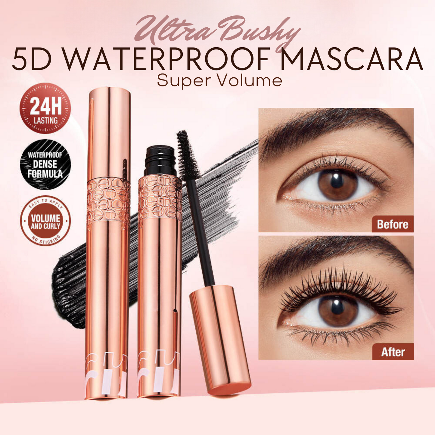 Ultra Bushy 5D Waterproof Mascara