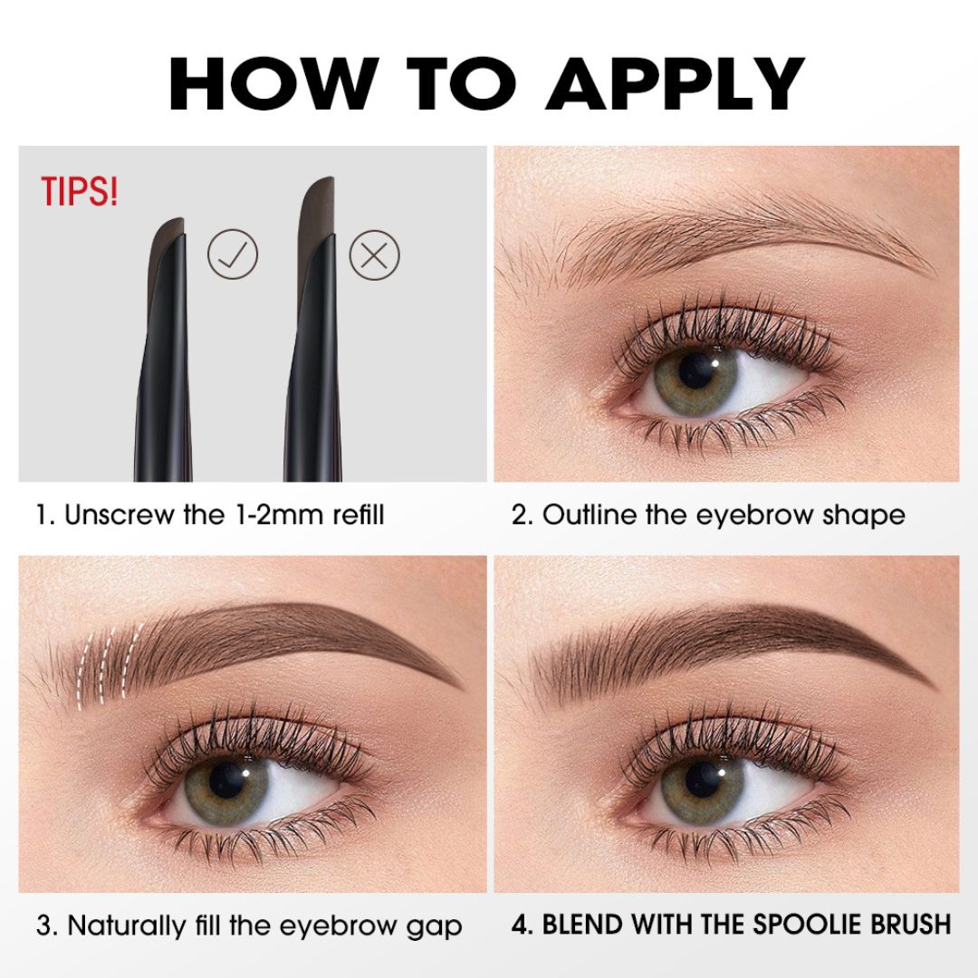 Haute Waterproof Duo Eyebrow Pencil
