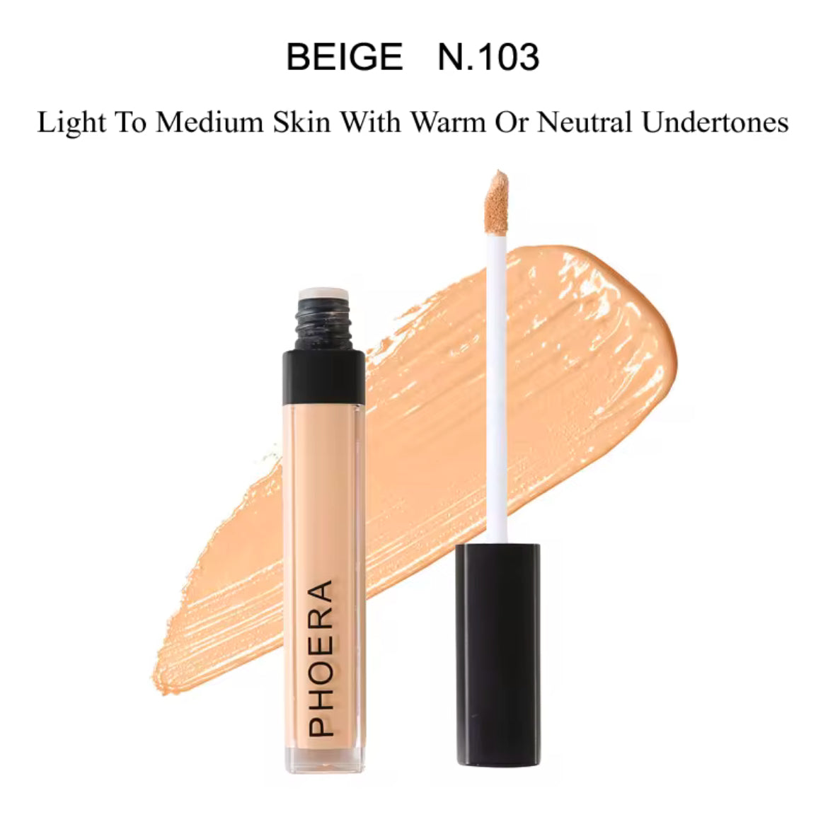 Phoera Radiant Full Coverage Concealer