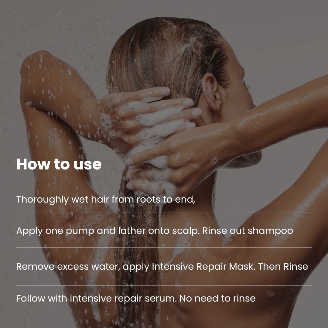Intensive Repair Hair Shampoo For Damaged Hair 350ml