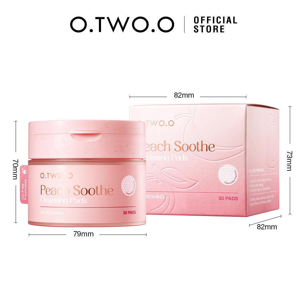 O.TWO.O Peach Soothing Cleansing Pads