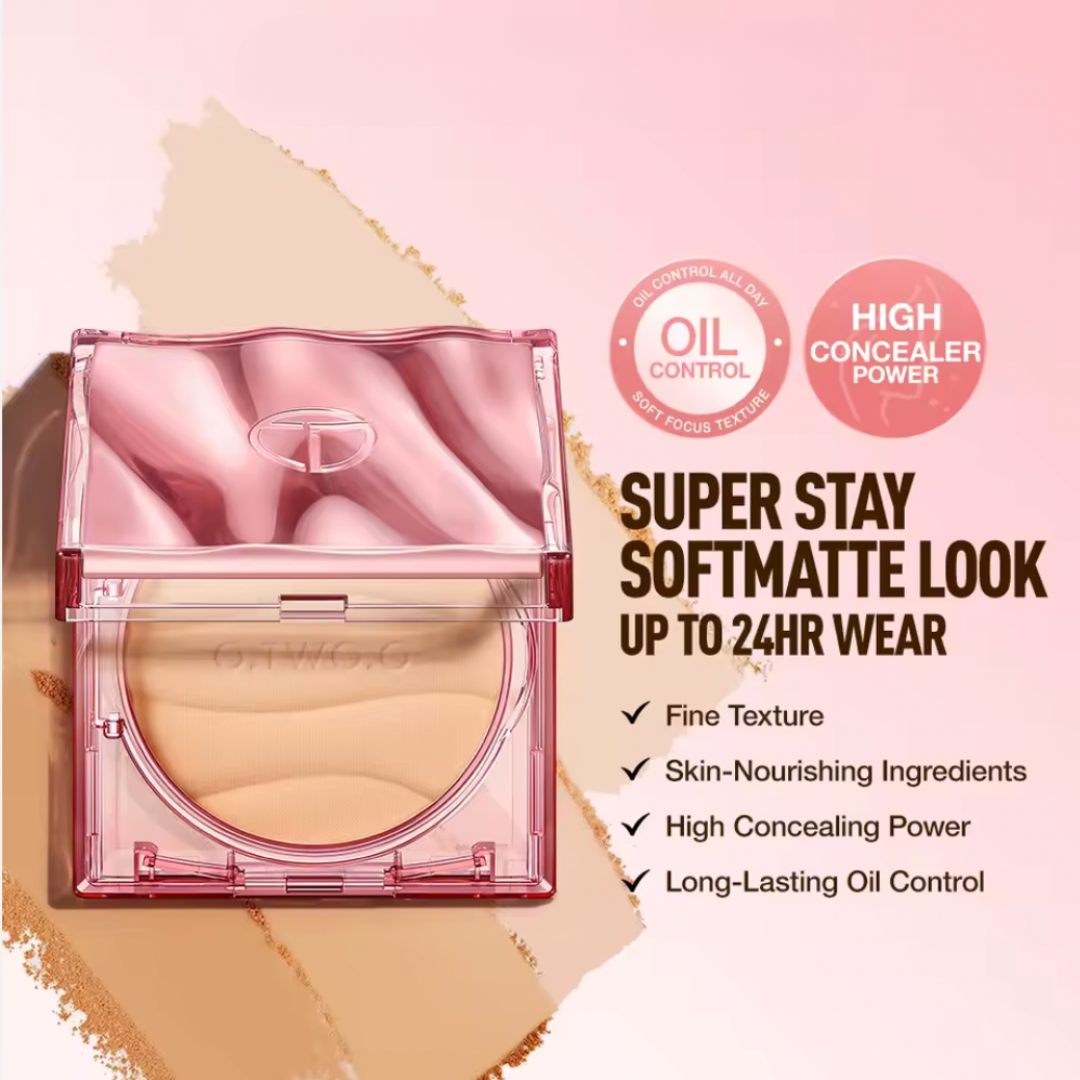 Oil Control Cover Pressed Powder Foundation SPF30