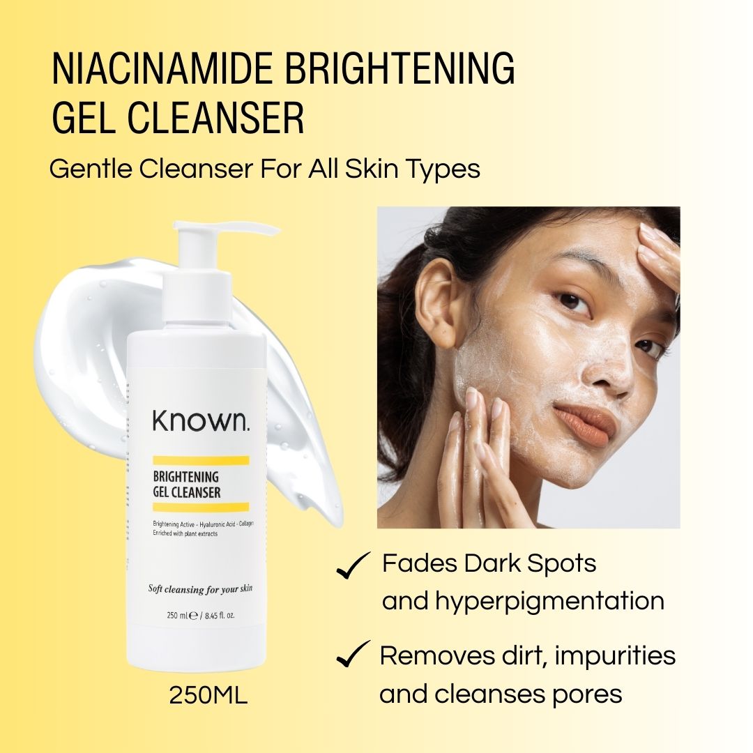 KNOWN Niacinamide Brightening Gel Cleanser