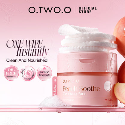 O.TWO.O Peach Soothing Cleansing Pads