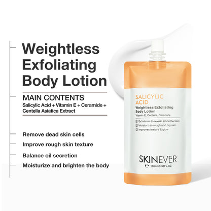 Weightless Body Lotion - Salicylic Acid, Vitamin E, Centella