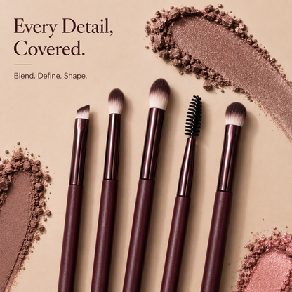 Own & True Essential Makeup Brush 8pc Set