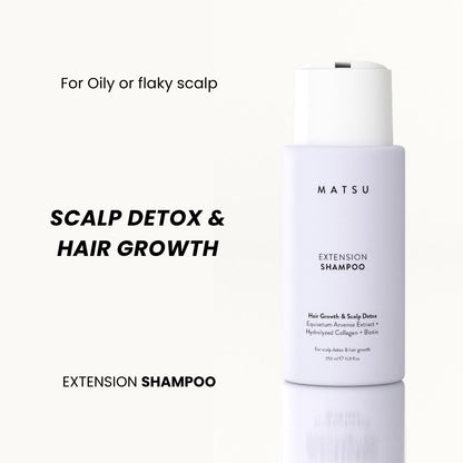 MATSU Extension Hair Shampoo for Fast Hair Growth & Scalp Detox