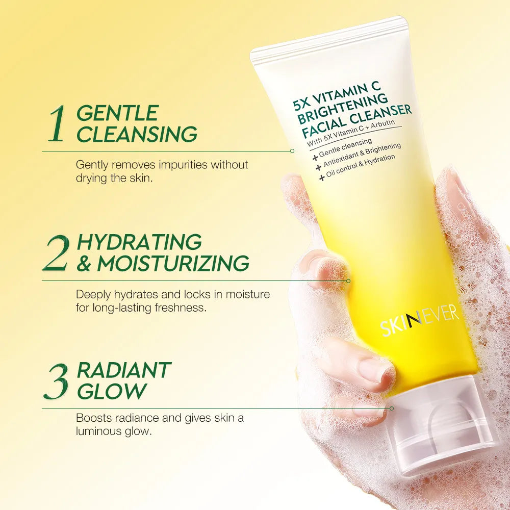 SKINEVER 5X Vitamin C Facial Cleanser