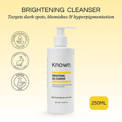KNOWN Niacinamide Brightening Gel Cleanser