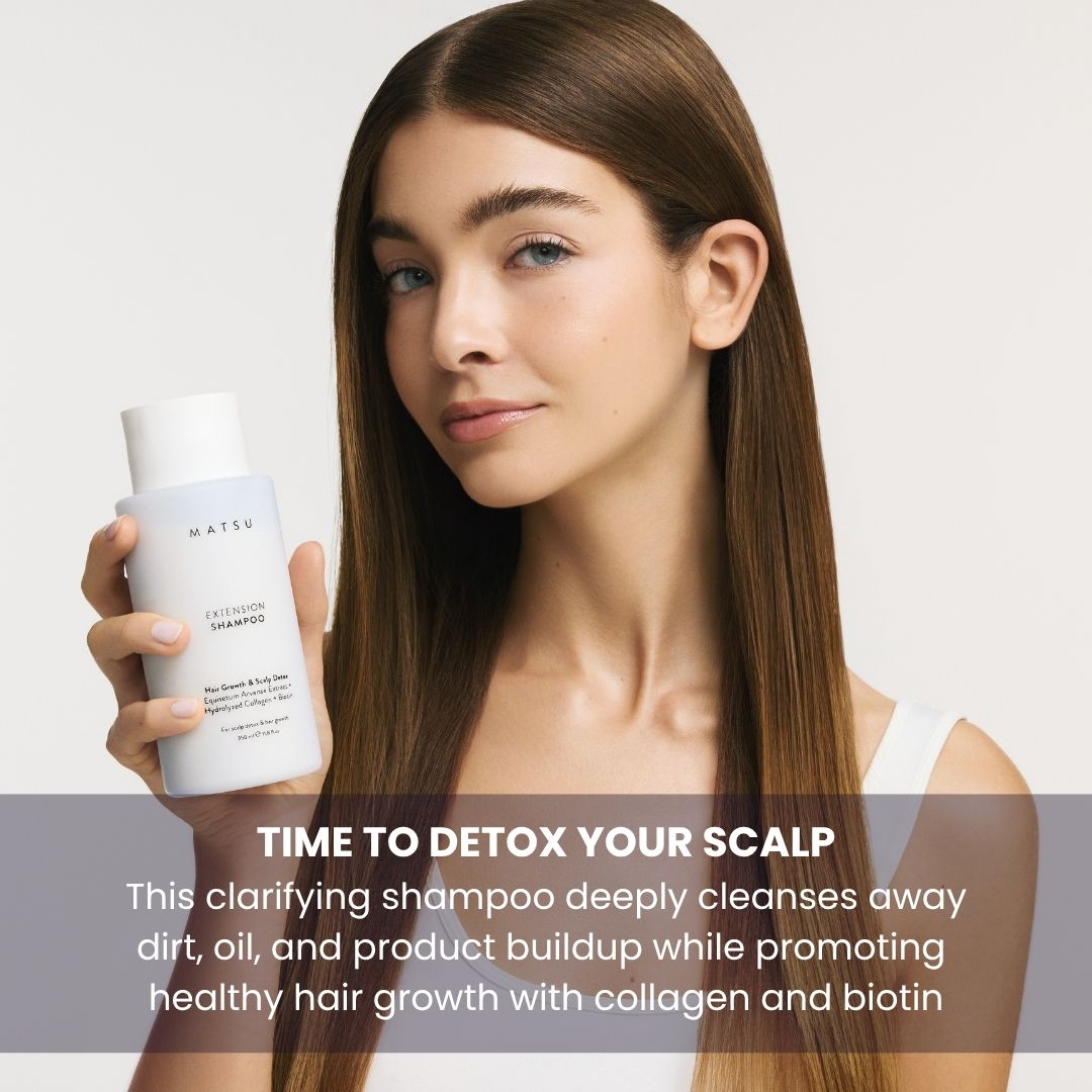 MATSU Extension Hair Shampoo for Fast Hair Growth & Scalp Detox