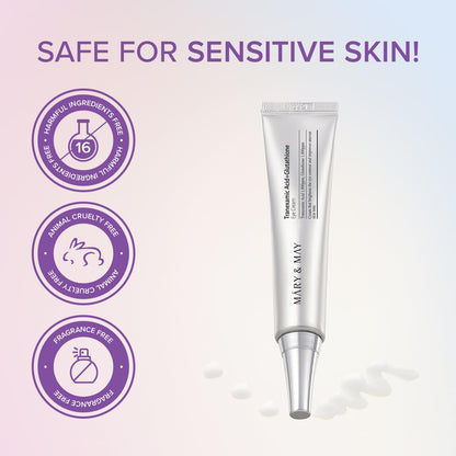 Mary&May Brightening Eye Cream – Tranexamic Acid + Glutathione 30g