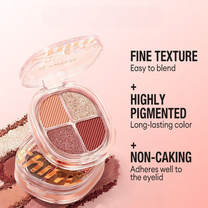 O.TWO.O 4 High Pigment Eyeshadow Palette