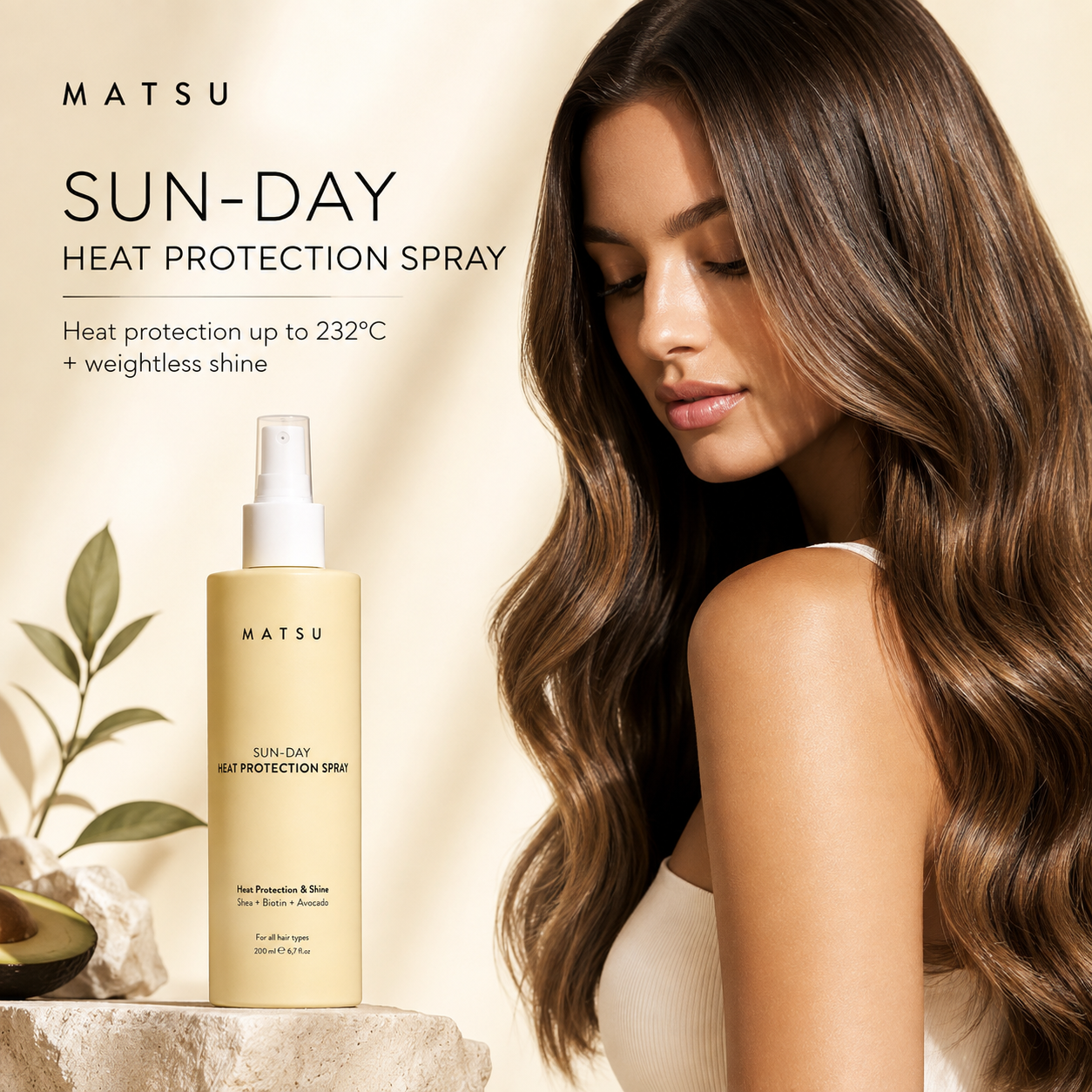 2pc Blow-out Heat Protect essentails- Sunday Spray + Lux oil
