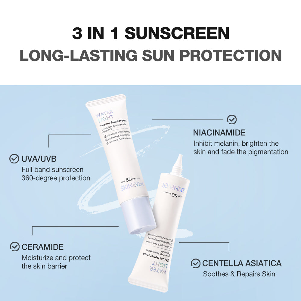 SKINEVER Water Light Serum Sunscreen SPF50 PA++++