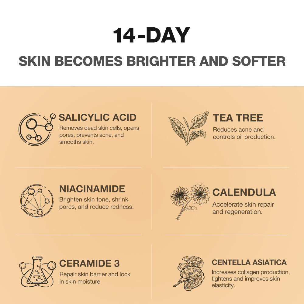SKINEVER Salicylic Acid Refreshing Scrub Cleanser