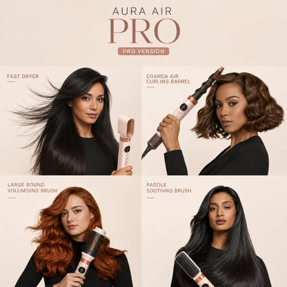 AURA AIR Pro Version 5-in-1 Multi-HairStyler Autowrap