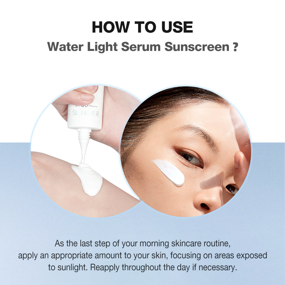 SKINEVER Water Light Serum Sunscreen SPF50 PA++++
