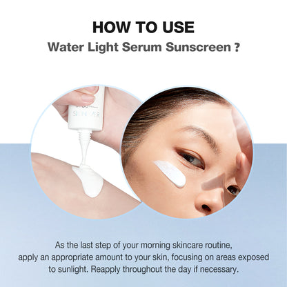 SKINEVER Water Light Serum Sunscreen SPF50 PA++++