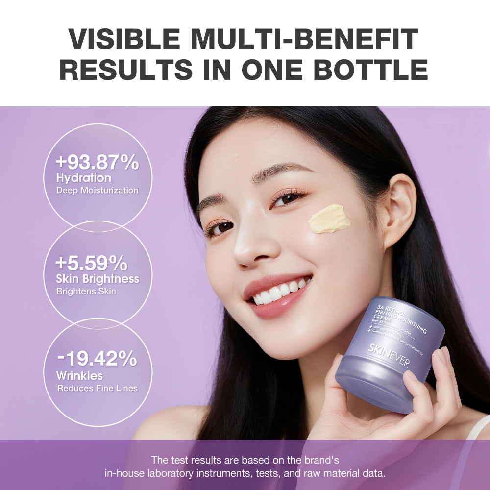 AM/PM Retinol Smooth Skin Routine - Serum, Cream, SPF