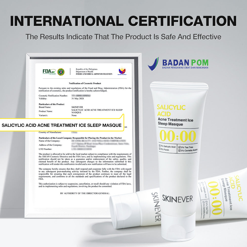 SKINEVER Acne Treatment Ice Sleep Masque