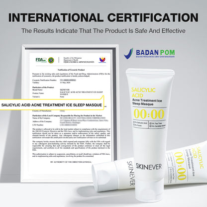 SKINEVER Acne Treatment Ice Sleep Masque