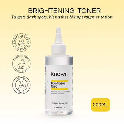KNOWN Niacinamide Brightening Dark Spot Tonic