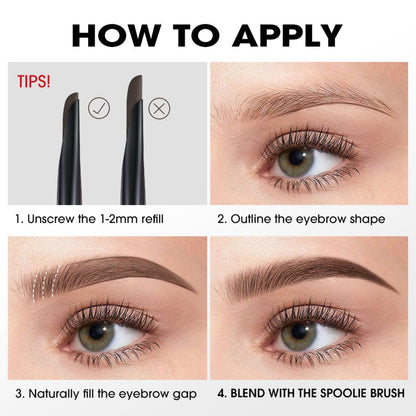 Haute Waterproof Duo Eyebrow Pencil