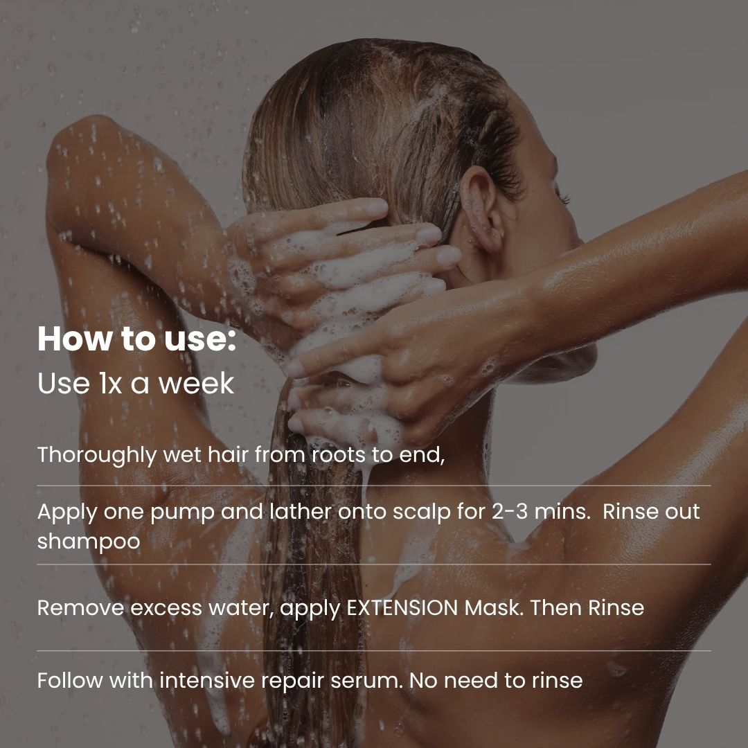 MATSU Extension Hair Shampoo for Fast Hair Growth & Scalp Detox