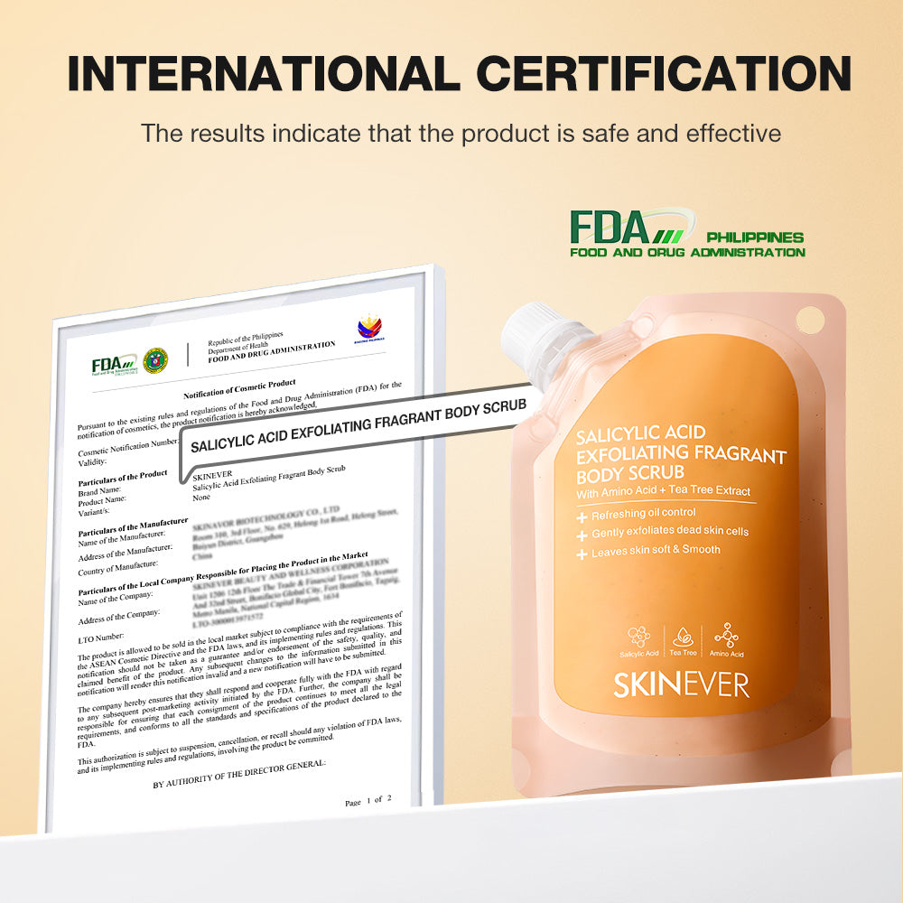 Salicylic Acid Fragrant Body Scrub