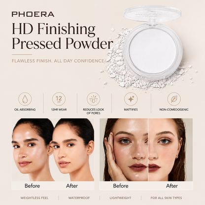 PHOERA HD Finishing Powder: Matt, Waterproof, Oil Control