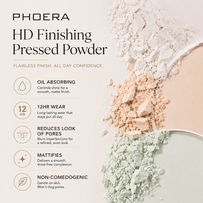 PHOERA HD Finishing Powder: Matt, Waterproof, Oil Control