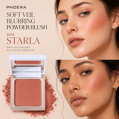 PHOERA Soft Veil Matt Blurring Powder Blush