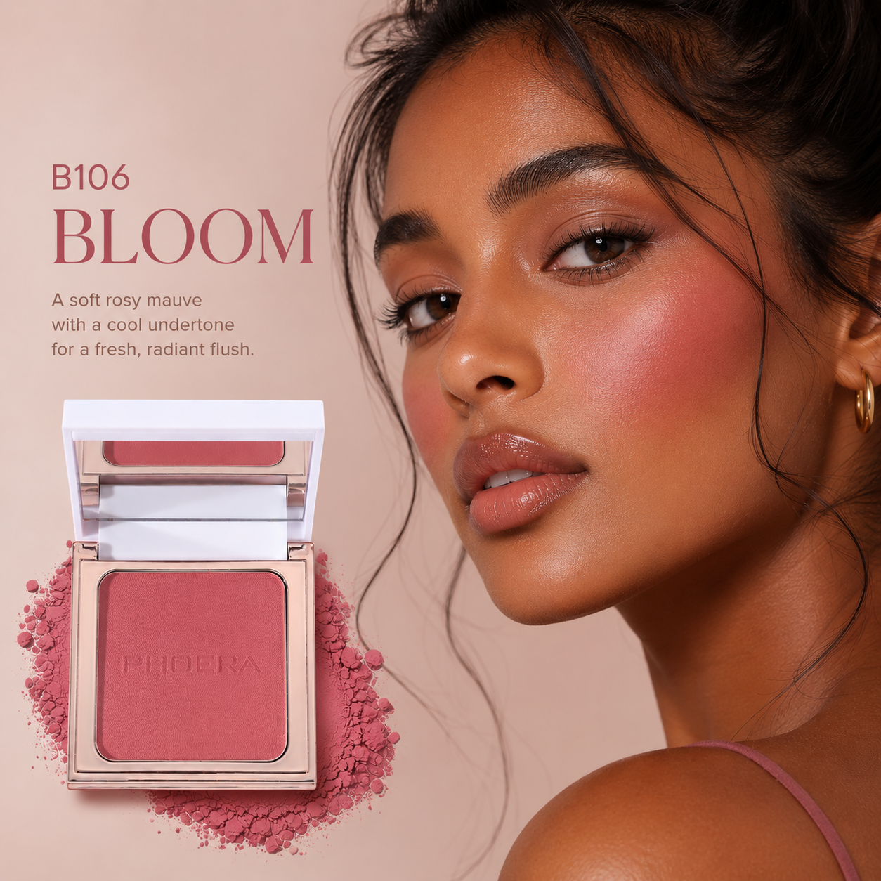 PHOERA Soft Veil Matt Blurring Powder Blush