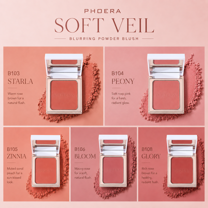 PHOERA Soft Veil Matt Blurring Powder Blush